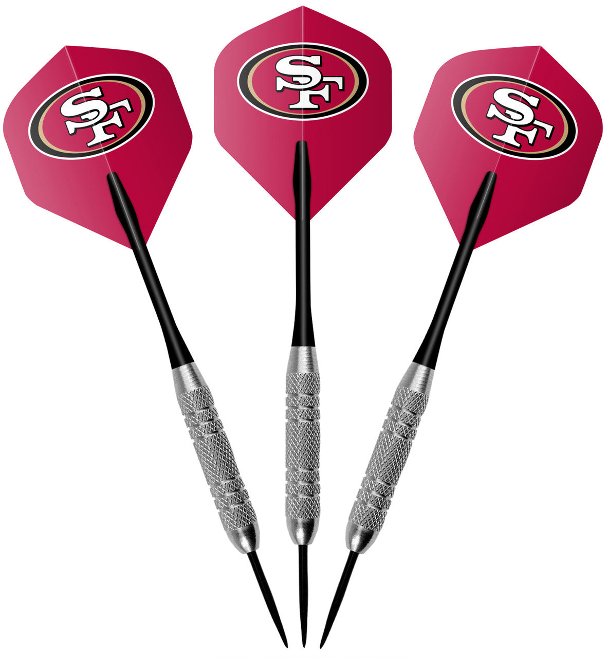 San Francisco 49ers Dartboard Cabinet Set Fan's Choice