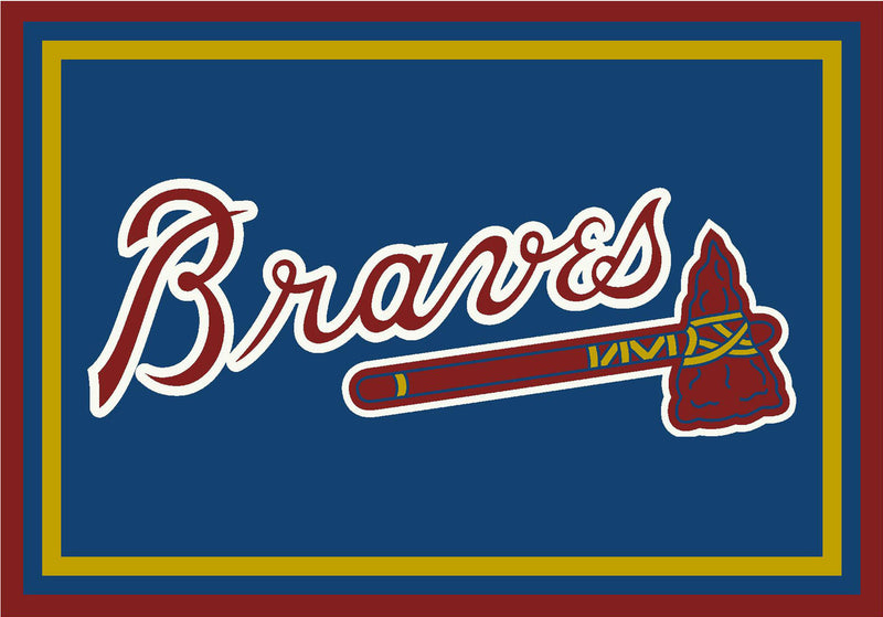 Atlanta Braves Rug Team Spirit