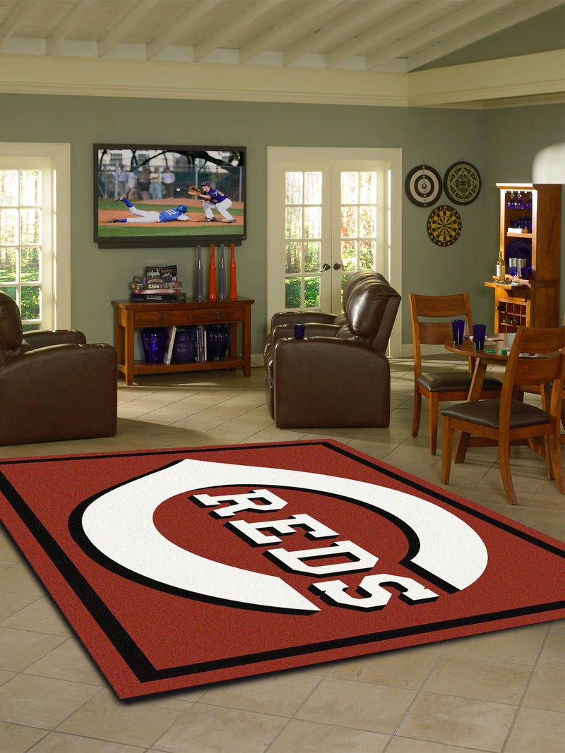 Cincinnati Reds Rug Team Spirit
