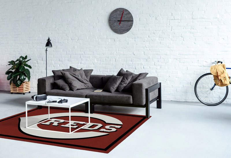 Cincinnati Reds Rug Team Spirit