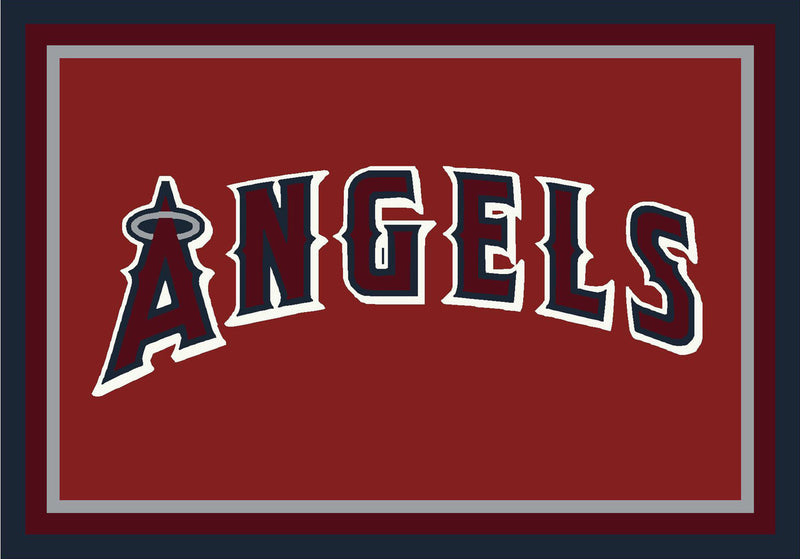 Los Angeles Angels Rug Team Spirit