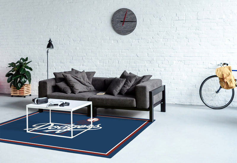 Los Angeles Dodgers Rug Team Spirit