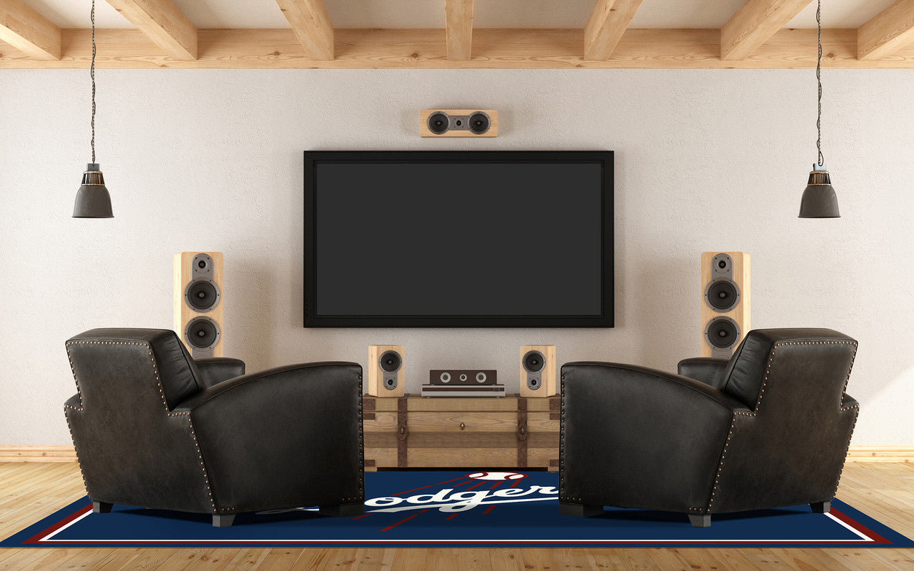 Los Angeles Dodgers Rug Team Spirit