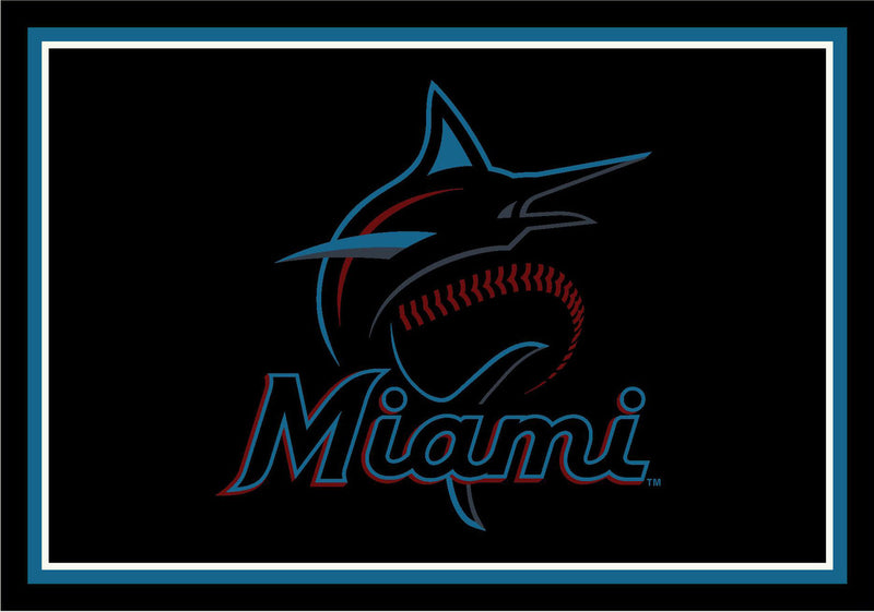 Miami Marlins Rug Team Spirit