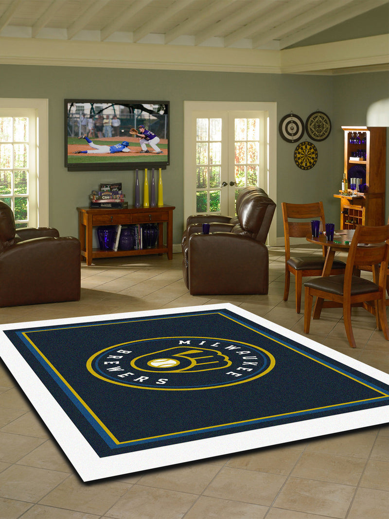 Milwaukee Brewers Rug Team Spirit