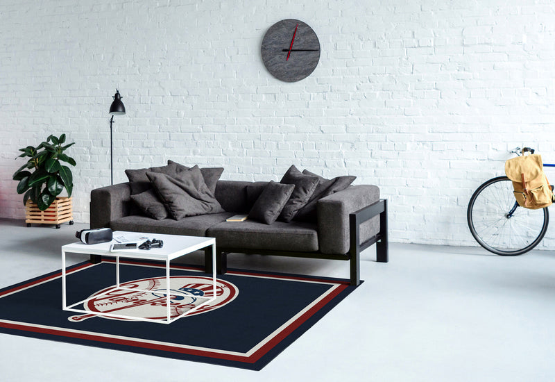 New York Yankees Rug Team Spirit