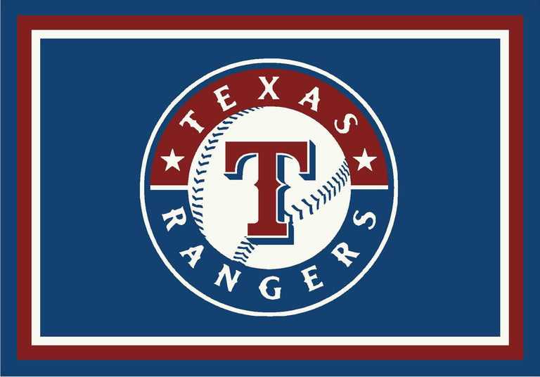 Texas Rangers Rug Team Spirit