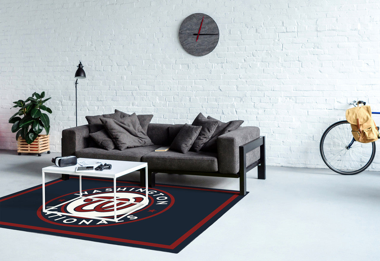 Washington Nationals Rug Team Spirit