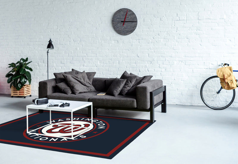 Washington Nationals Rug Team Spirit