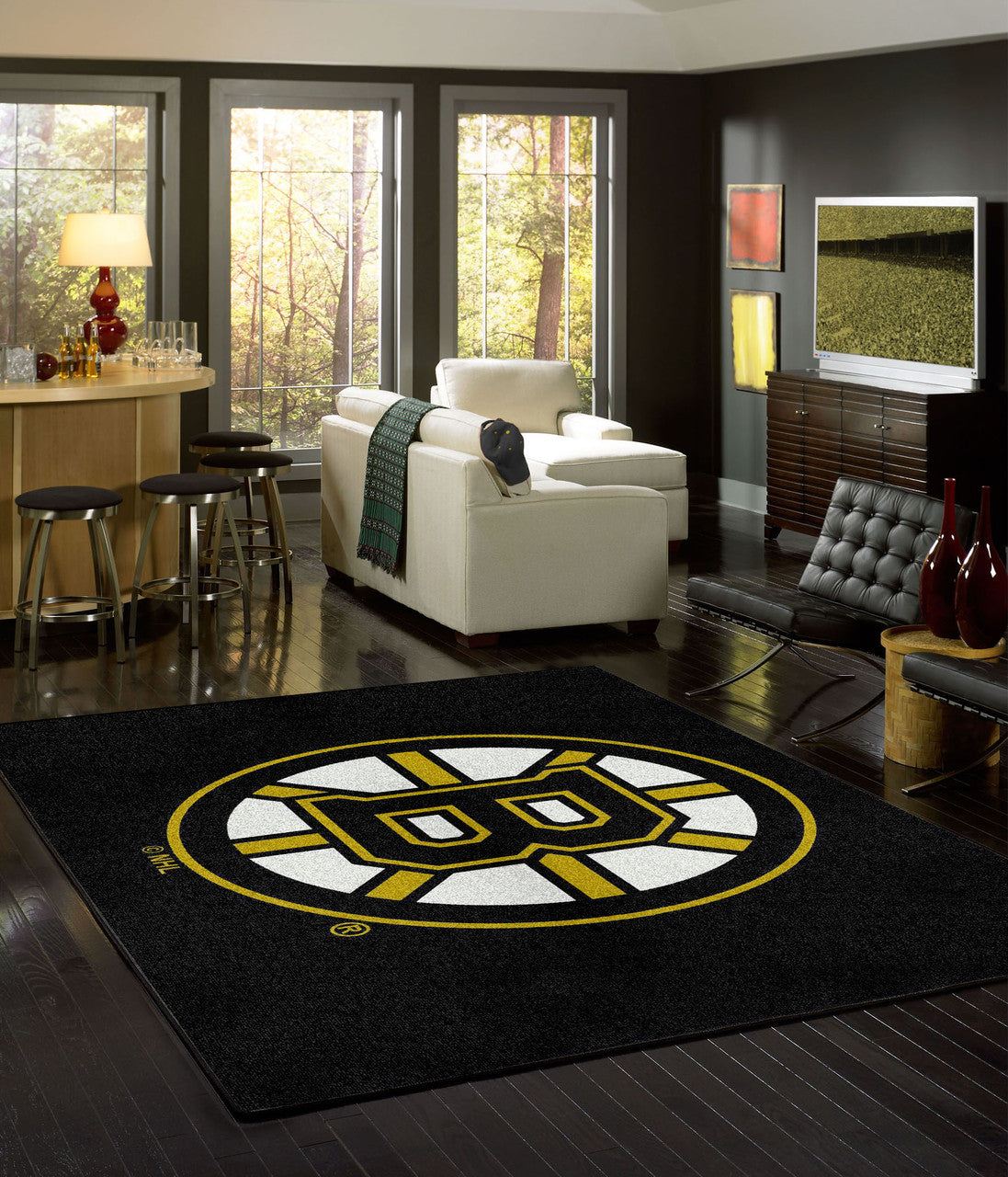 Boston popular Bruins Rug