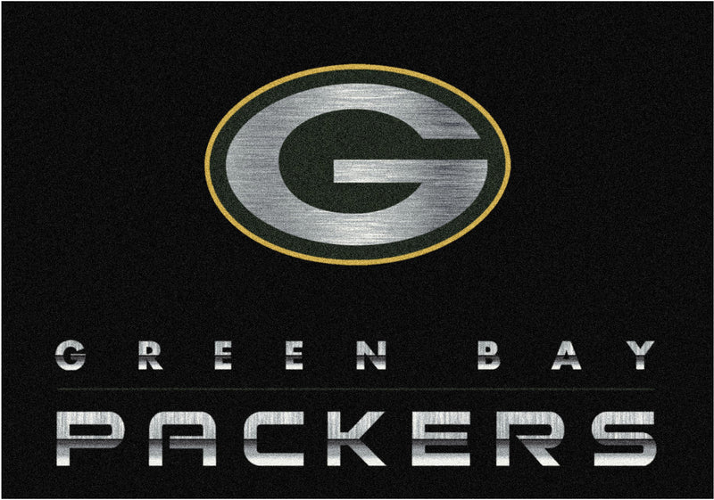 Green Bay Packers Rug Chrome
