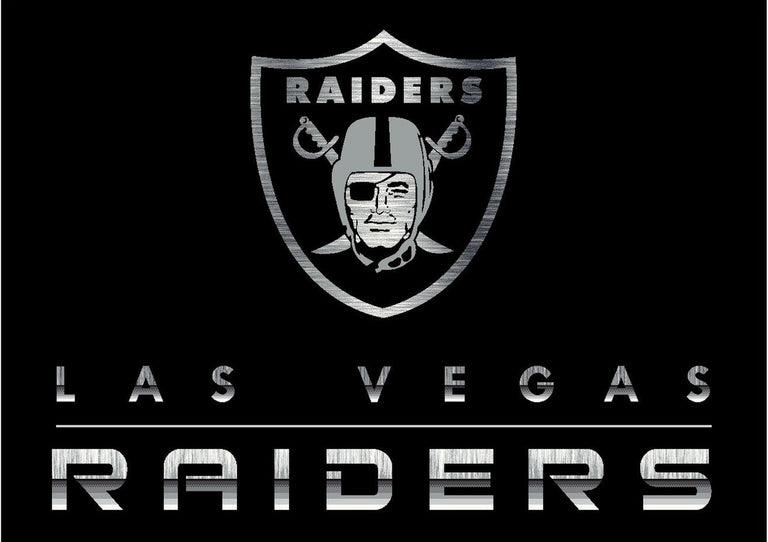 Las Vegas Raiders Rug Chrome