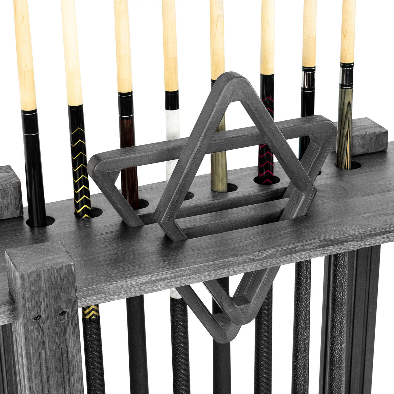 Imperial Cue Rack Rectangle Floor Rack Silver Mist
