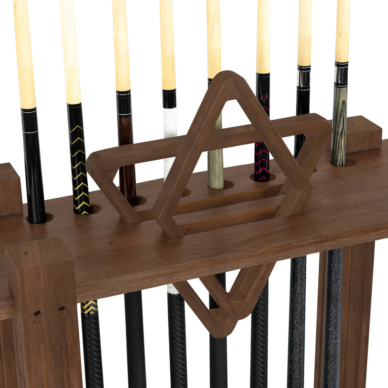Imperial Cue Rack Rectangle Floor Rack Whiskey