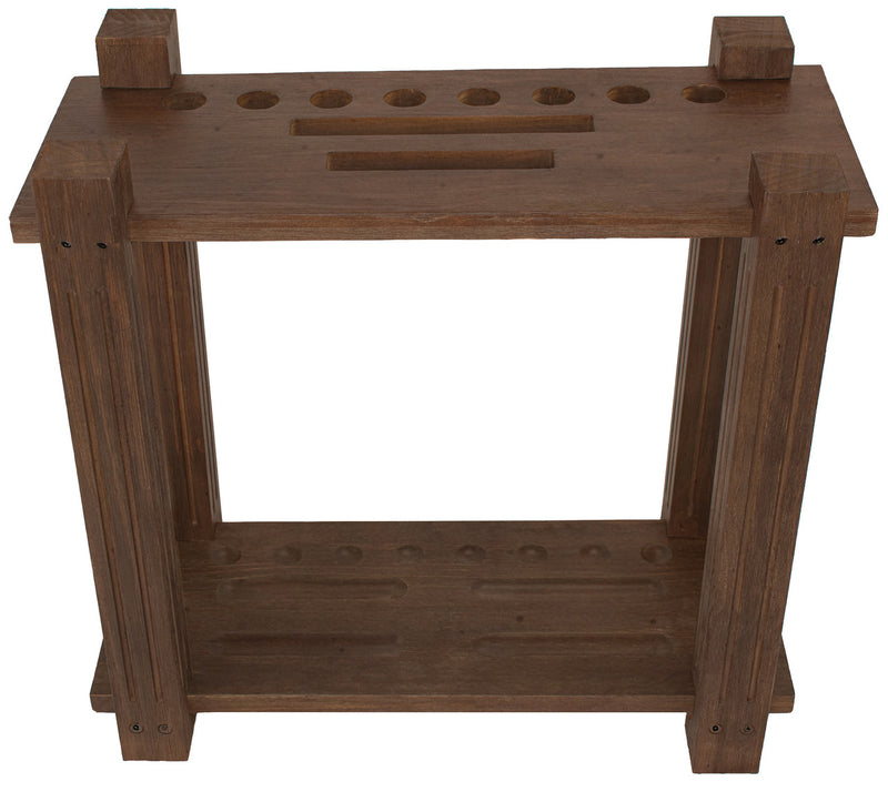 Imperial Cue Rack Rectangle Floor Rack Whiskey