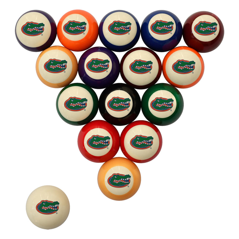 University of Florida Pool Balls - Retro Balls Set