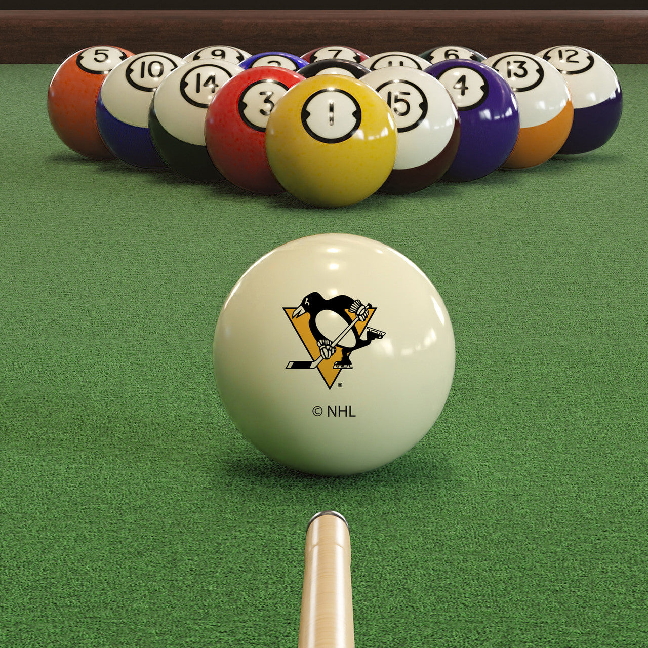 Pittsburgh Penguins Pool Balls - Retro Balls Set