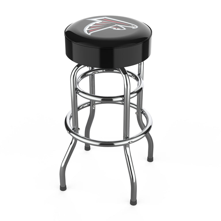 Atlanta Falcons Bar Stool Chrome