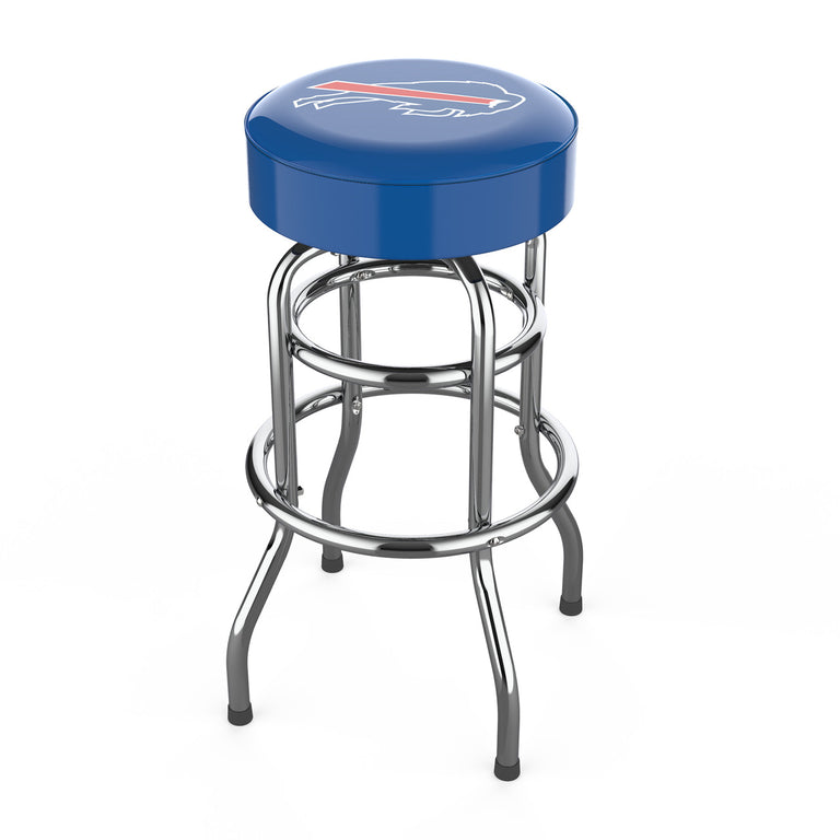 Buffalo Bills Bar Stool Chrome