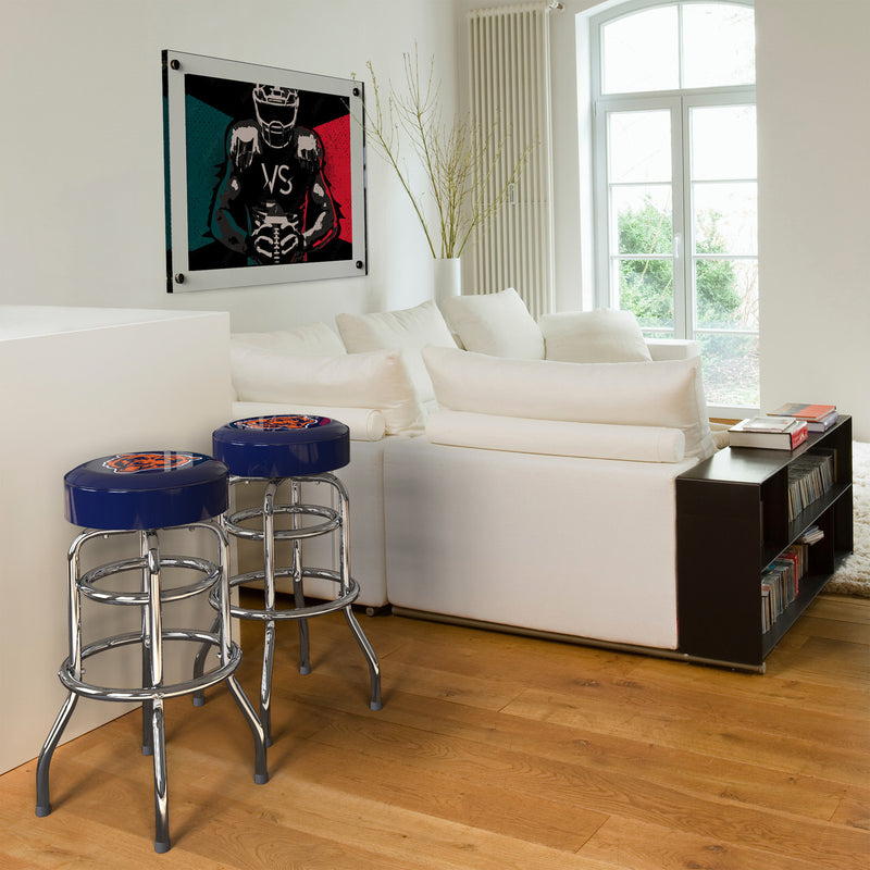 Chicago Bears Bar Stool Chrome