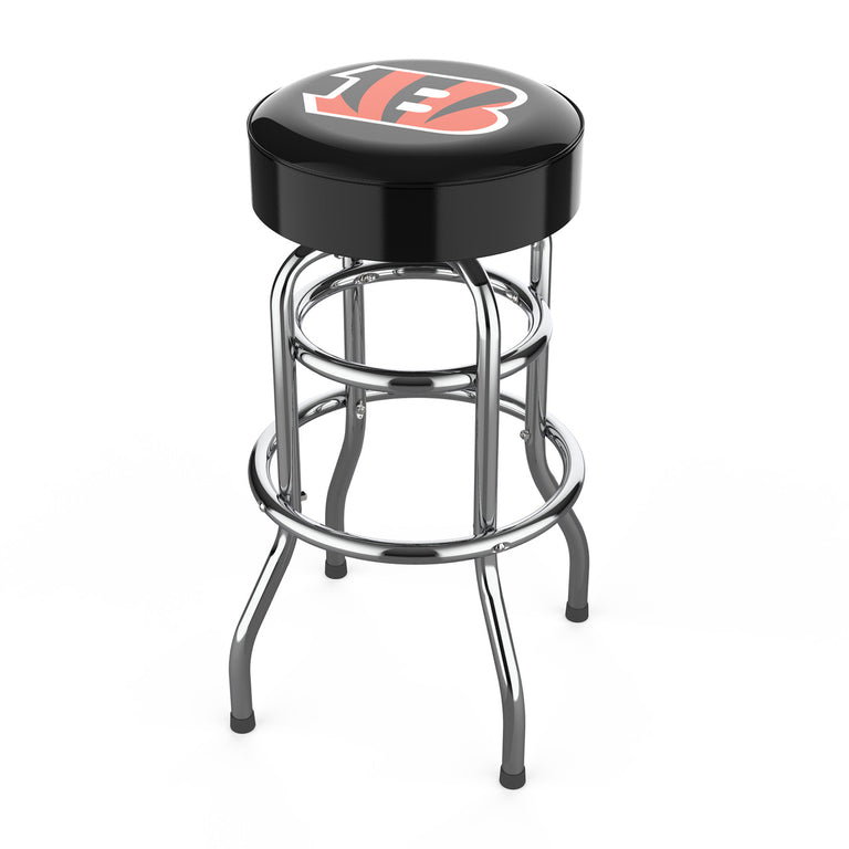 Cincinnati Bengals Bar Stool Chrome