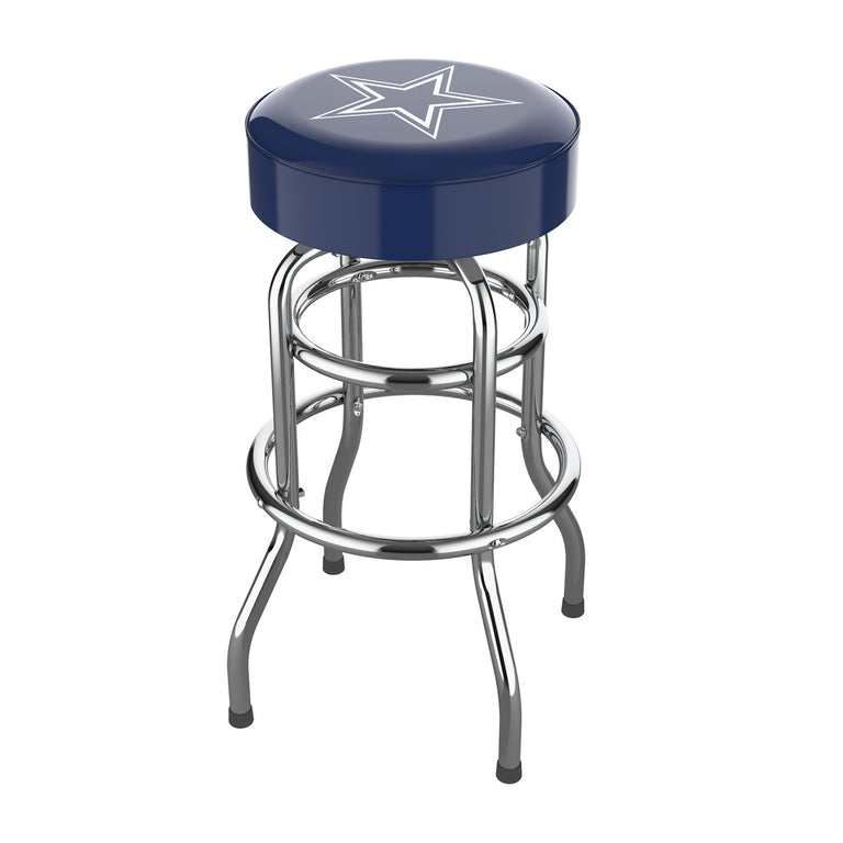 Dallas Cowboys Bar Stool Chrome