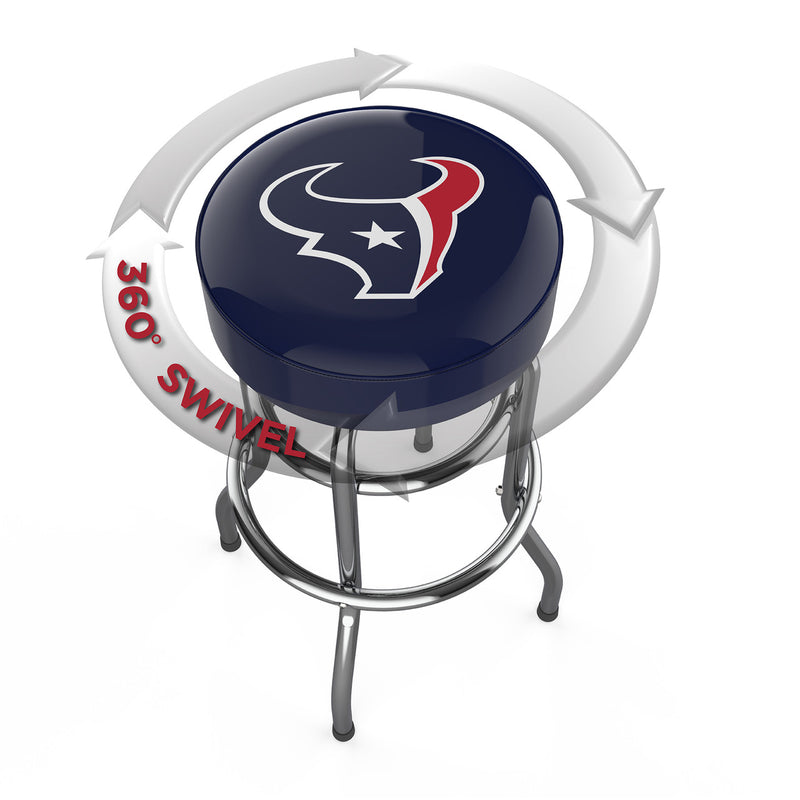 Houston Texans Bar Stool Chrome