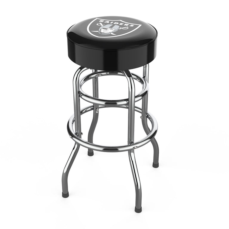 Las Vegas Raiders Bar Stool Chrome