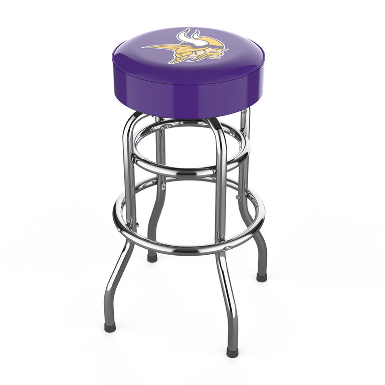 Minnesota Vikings Bar Stool Chrome