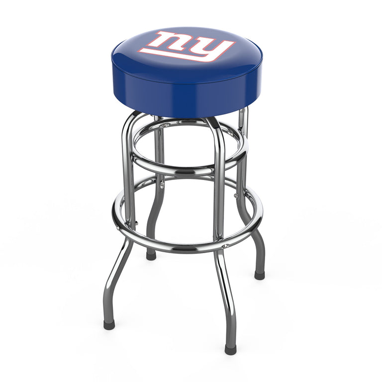 New York Giants Bar Stool Chrome