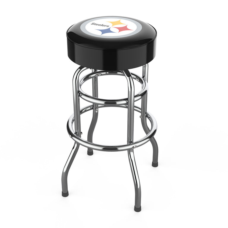 Pittsburgh Steelers Bar Stool Chrome