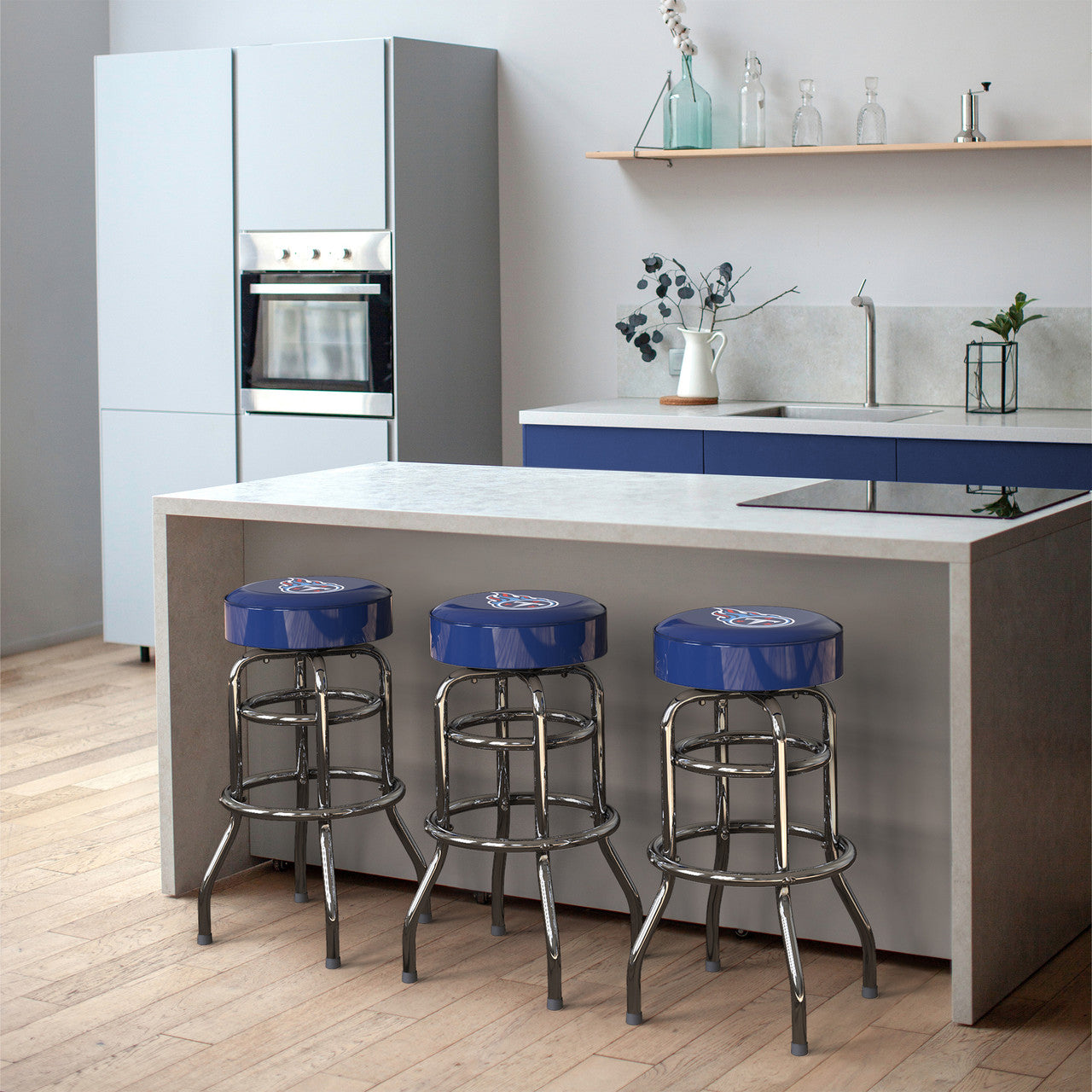 Tennessee Titans Bar Stool Chrome