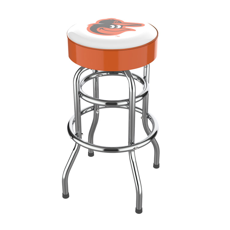 Baltimore Orioles Bar Stool Chrome