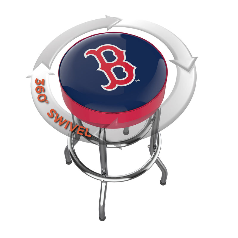 Boston Red Sox Bar Stool Chrome