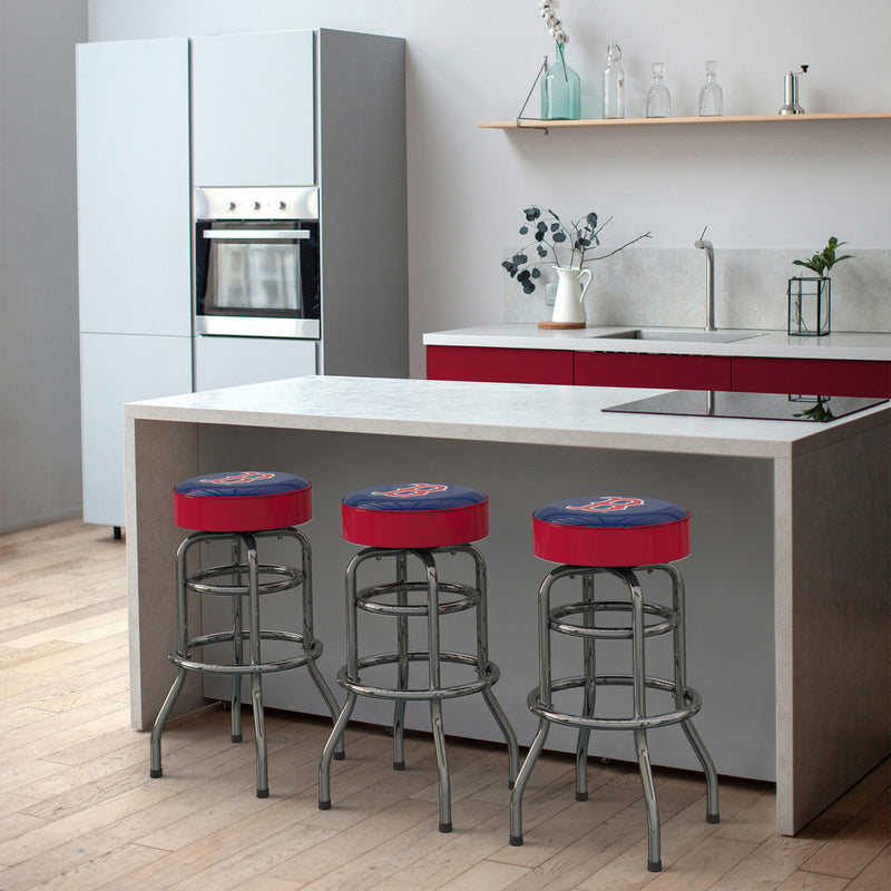 Boston Red Sox Bar Stool Chrome