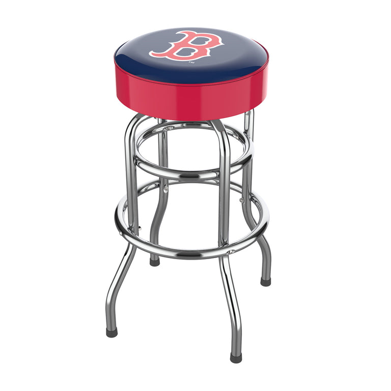 Boston Red Sox Bar Stool Chrome