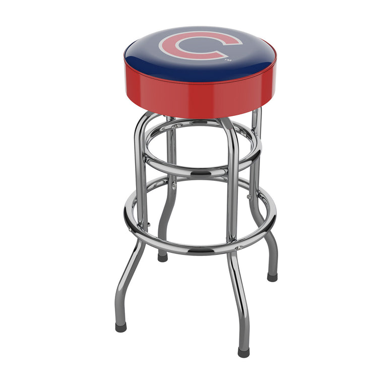 Chicago Cubs Bar Stool Chrome