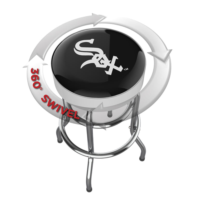 Chicago White Sox Bar Stool Chrome