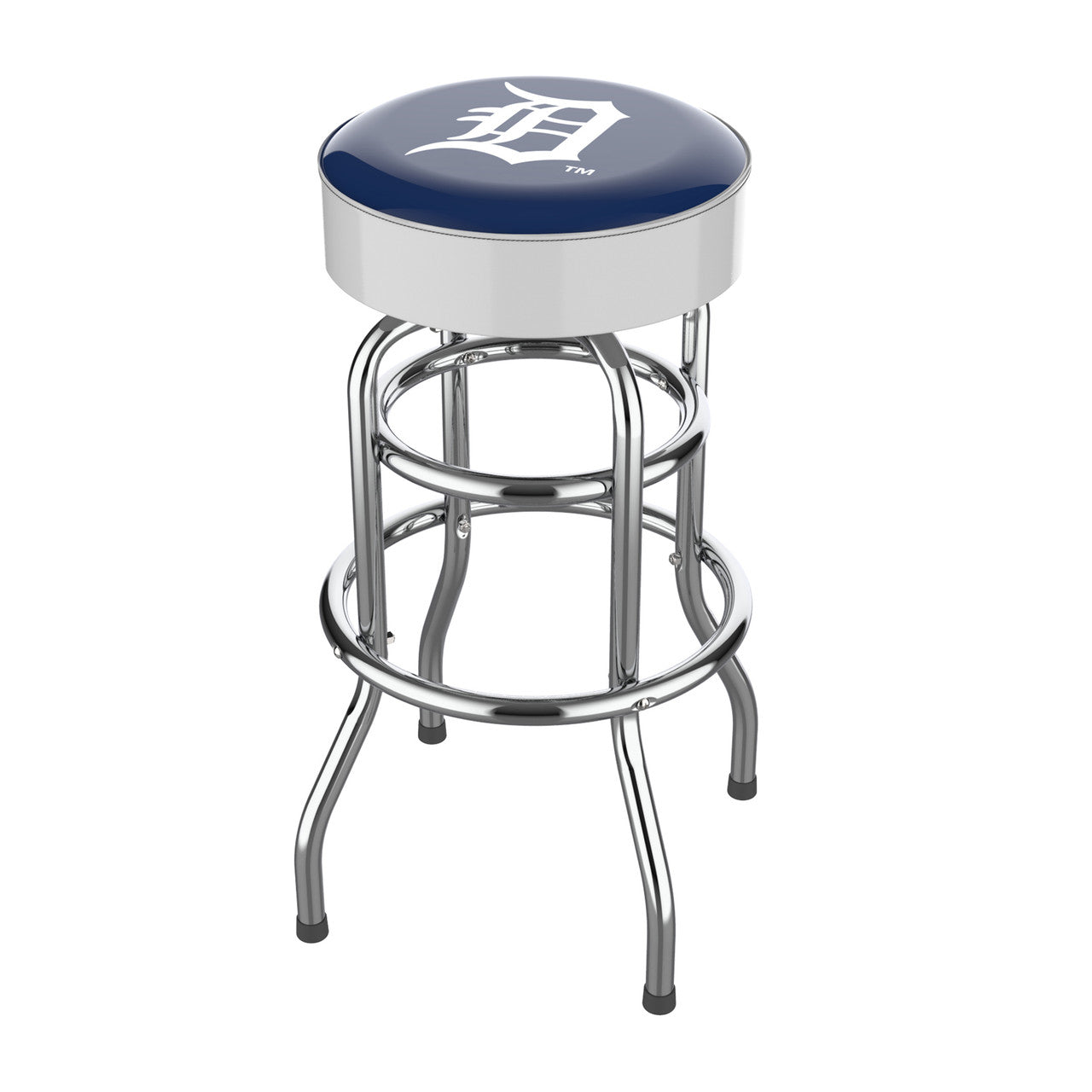 Detroit Tigers Bar Stool Chrome