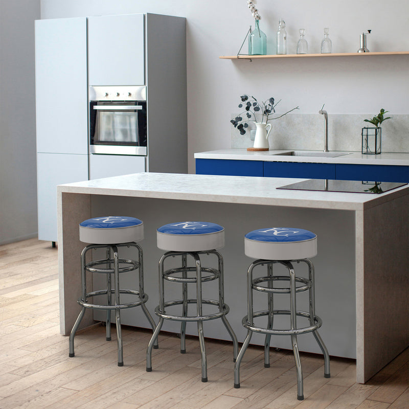 Kansas City Royals Bar Stool Chrome