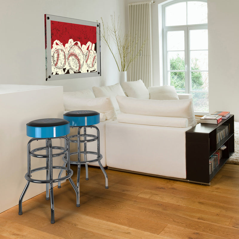 Miami Marlins Bar Stools Chrome