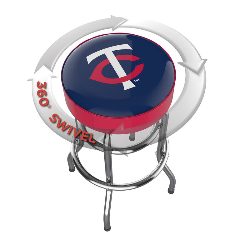 Minnesota Twins Bar Stool Chrome