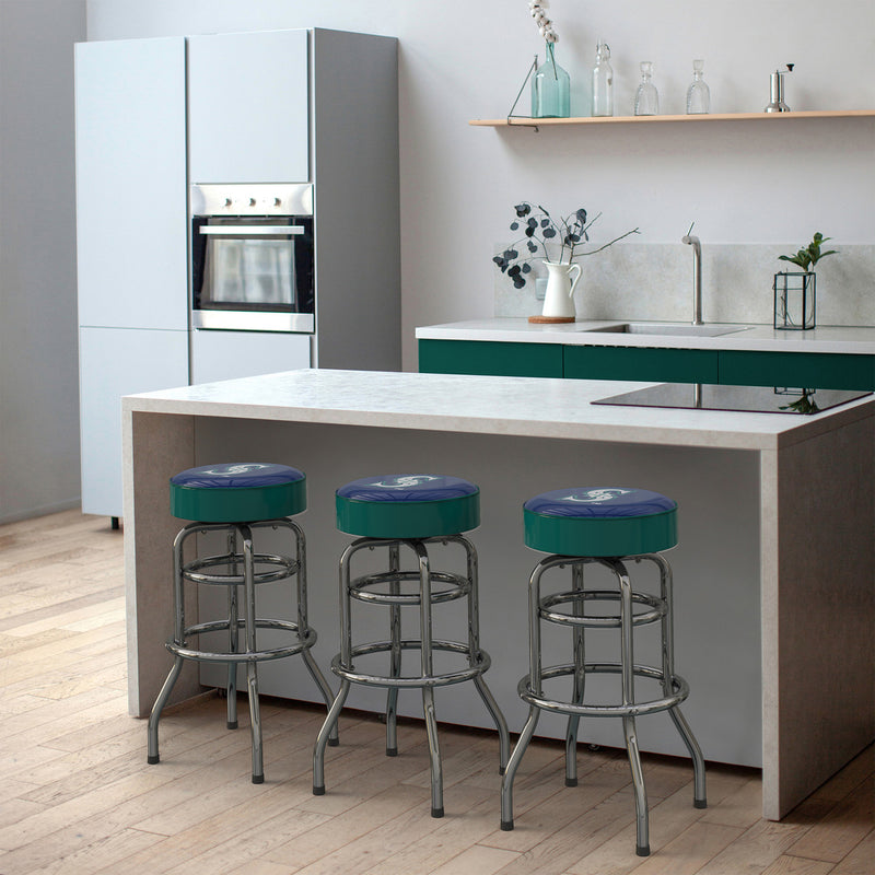 Seattle Mariners Bar Stool Chrome