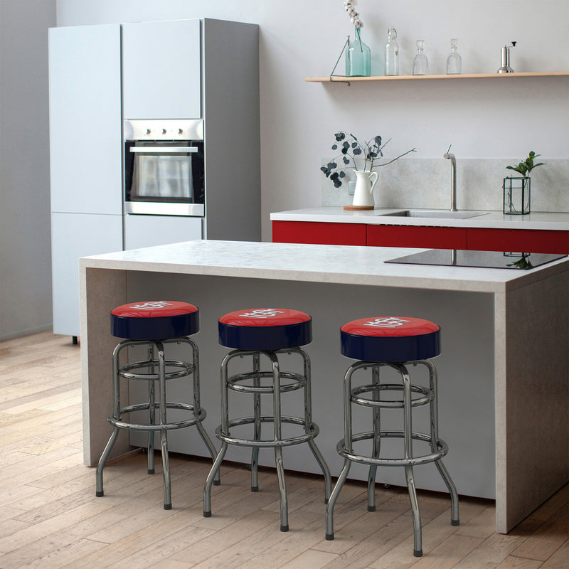 St Louis Cardinals Bar Stool Chrome