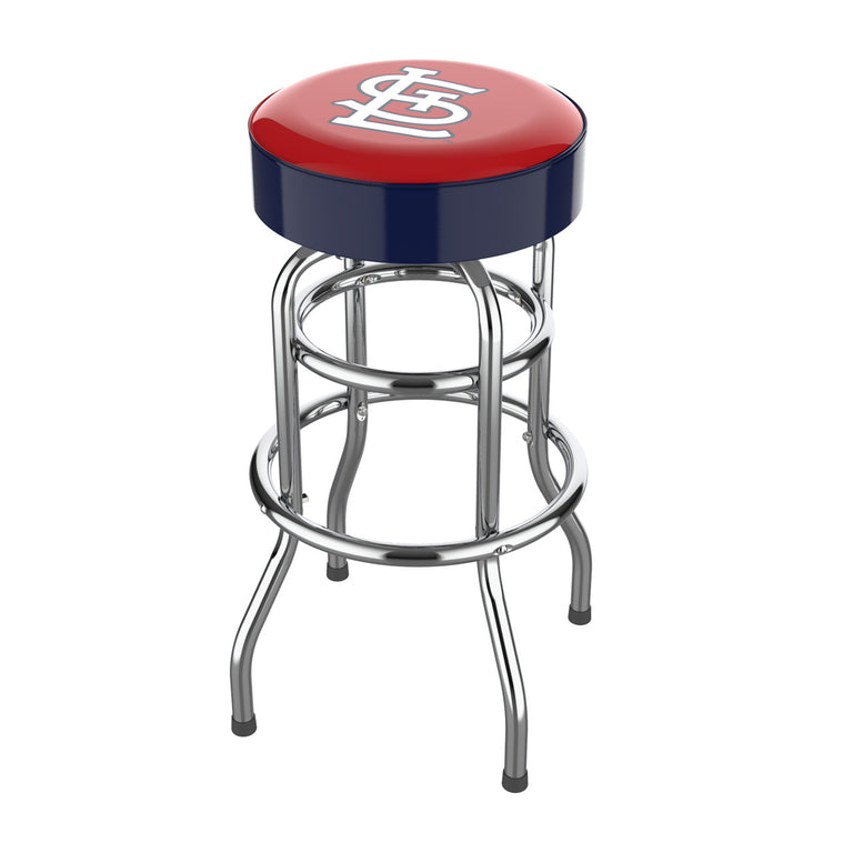 St Louis Cardinals Bar Stool Chrome