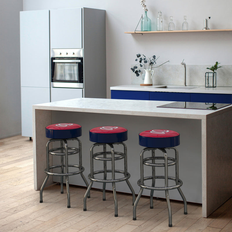 Washington Nationals Bar Stool Chrome