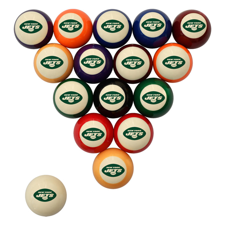 New York Jets Pool Balls - Retro Balls Set