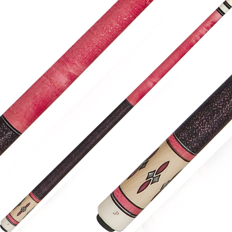 J Pechauer JP04S Cue - Pink Stain