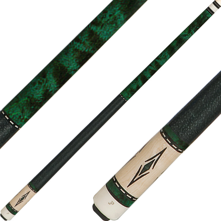 J Pechauer JP06S Cue - Green Stain