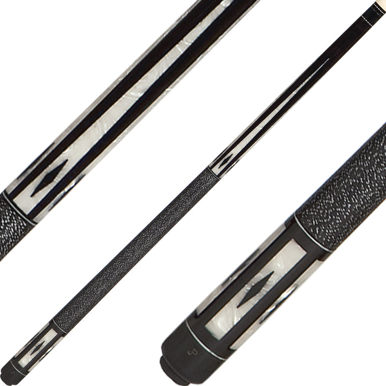 J Pechauer JP17S Cue - Ebony Diamonds